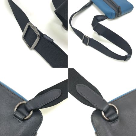  COACH コーチ ショルダーバッグ レザー C1606 ブルー