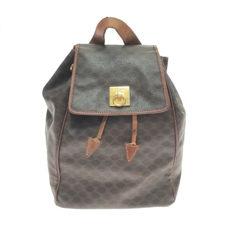  CELINE セリーヌ リュック キズ・ヨゴレ有 ブラウン