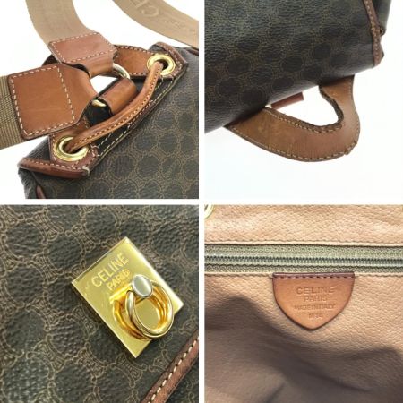  CELINE セリーヌ リュック キズ・ヨゴレ有 ブラウン