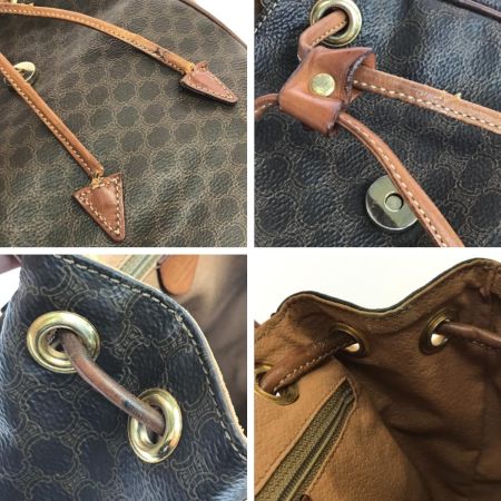  CELINE セリーヌ リュック キズ・ヨゴレ有 ブラウン