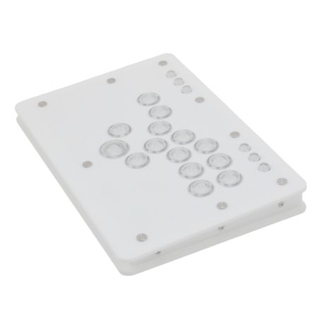  PUNKWORKSHOP MINI BOX レバーレスコントローラー【PKB PC】ボタンレイアウトタイプD ホワイト 