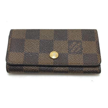  LOUIS VUITTON ルイヴィトン キーケース ダミエ ミュルティクレ4 イニシャル有 N62631
