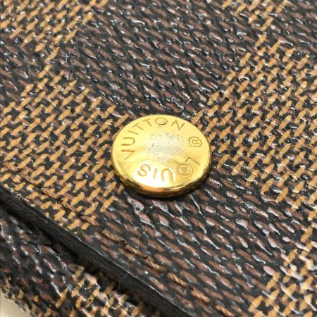  LOUIS VUITTON ルイヴィトン キーケース ダミエ ミュルティクレ4 イニシャル有 N62631