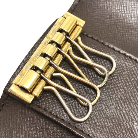  LOUIS VUITTON ルイヴィトン キーケース ダミエ ミュルティクレ4 イニシャル有 N62631