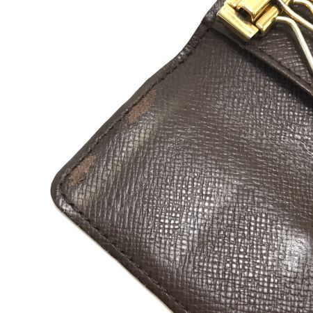  LOUIS VUITTON ルイヴィトン キーケース ダミエ ミュルティクレ4 イニシャル有 N62631