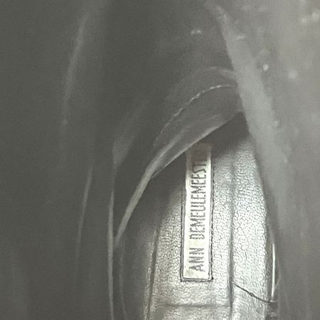  ANN DEMEULEMEESTER 靴 ブーツ レディース ANN DEMEULEMEESTER ブラック SIZE 38 1/2 ブラック