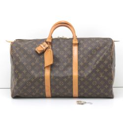 $$ LOUIS VUITTON ルイヴィトン モノグラム キーポル 50 ボストンバッグ M41426 Cランク