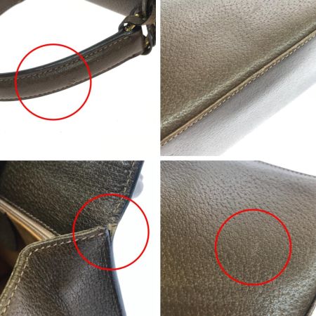  GUCCI グッチ 2WAYショルダーバッグ OLD GUCCI レディロック 26･000･0211 ブラウン