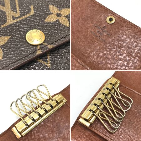  LOUIS VUITTON ルイヴィトン キーケース モノグラム ミュルティクレ6 M62630 ブラウン