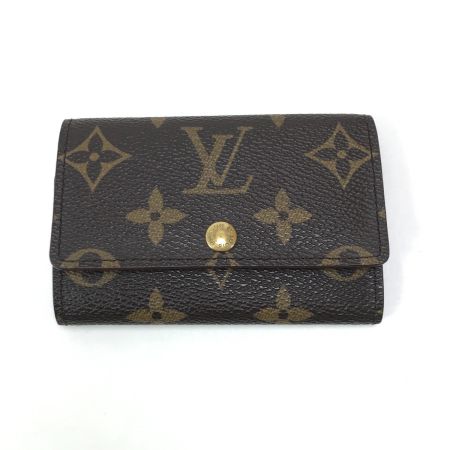 LOUIS VUITTON ルイヴィトン キーケース モノグラム ミュルティクレ6 M62630 ブラウン