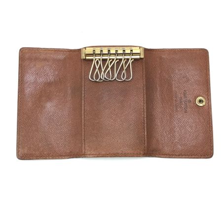  LOUIS VUITTON ルイヴィトン キーケース モノグラム ミュルティクレ6 M62630 ブラウン