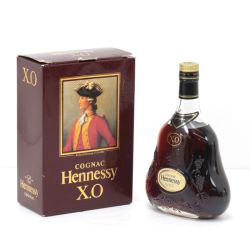 $$ Hennessy ヘネシー コニャック X.O クリアボトル 金キャップ 700ml 40度 箱付き Sランク 未開栓