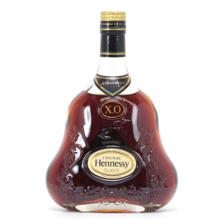  Hennessy ヘネシー コニャック X.O クリアボトル 金キャップ 700ml 40度 箱付き 未開栓