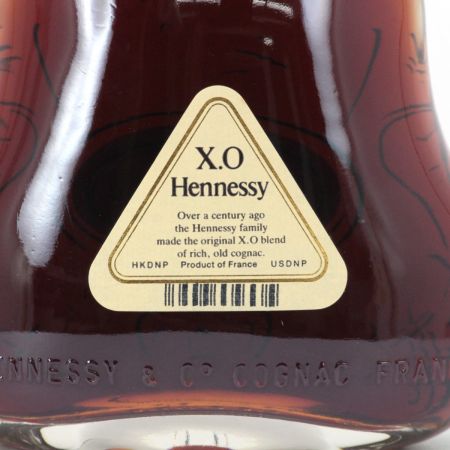  Hennessy ヘネシー コニャック X.O クリアボトル 金キャップ 700ml 40度 箱付き 未開栓
