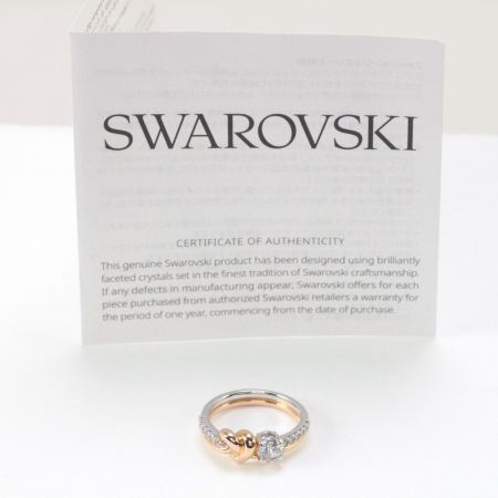  SWAROVSKI スワロフスキー ライフロングハートリング 指輪 14号 5512626