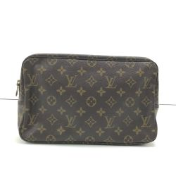 $$ LOUIS VUITTON ルイヴィトン コスメポーチ モノグラム トゥルーストワレット28 M47522 Cランク