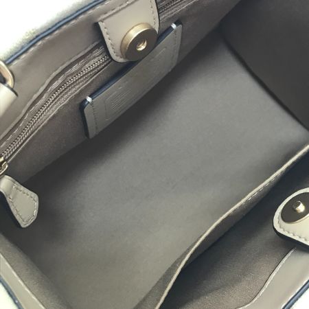  COACH コーチ ハンドバッグ キャンバス×レザー CQ878 ベージュ