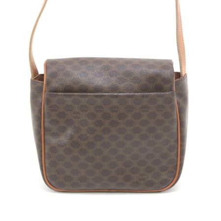  CELINE セリーヌ マカダム柄 ショルダーバッグ ブラウン