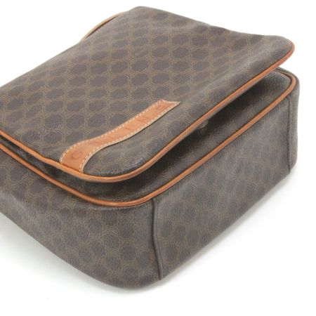  CELINE セリーヌ マカダム柄 ショルダーバッグ ブラウン