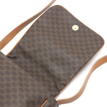  CELINE セリーヌ マカダム柄 ショルダーバッグ ブラウン