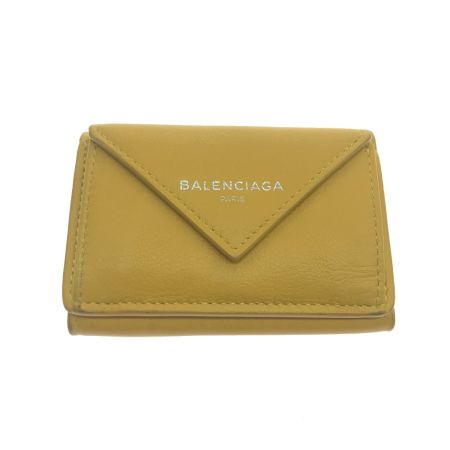  BALENCIAGA バレンシアガ 2つ折り財布 391446-7144-A-5B40A イエロー