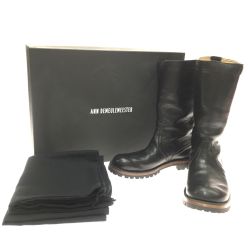 $$ ANN DEMEULEMEESTER レディース ロングブーツ SIZE 40 ブラック Bランク