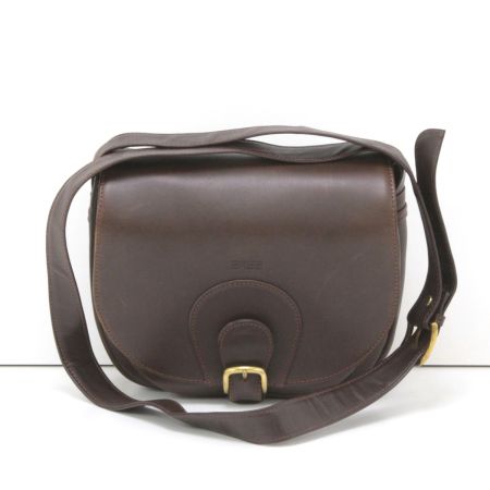  BREE ブリ ショルダーバッグ ダークブラウン