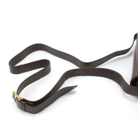  BREE ブリ ショルダーバッグ ダークブラウン