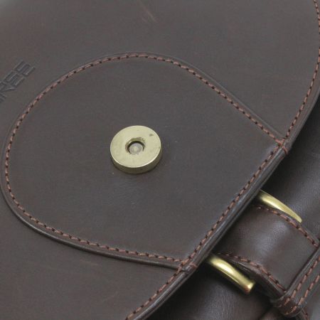  BREE ブリ ショルダーバッグ ダークブラウン