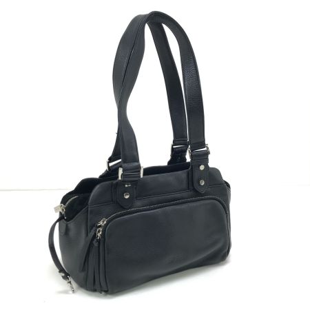  BREE ブリ ハンドバッグ レザー ブラック