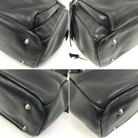  BREE ブリ ハンドバッグ レザー ブラック