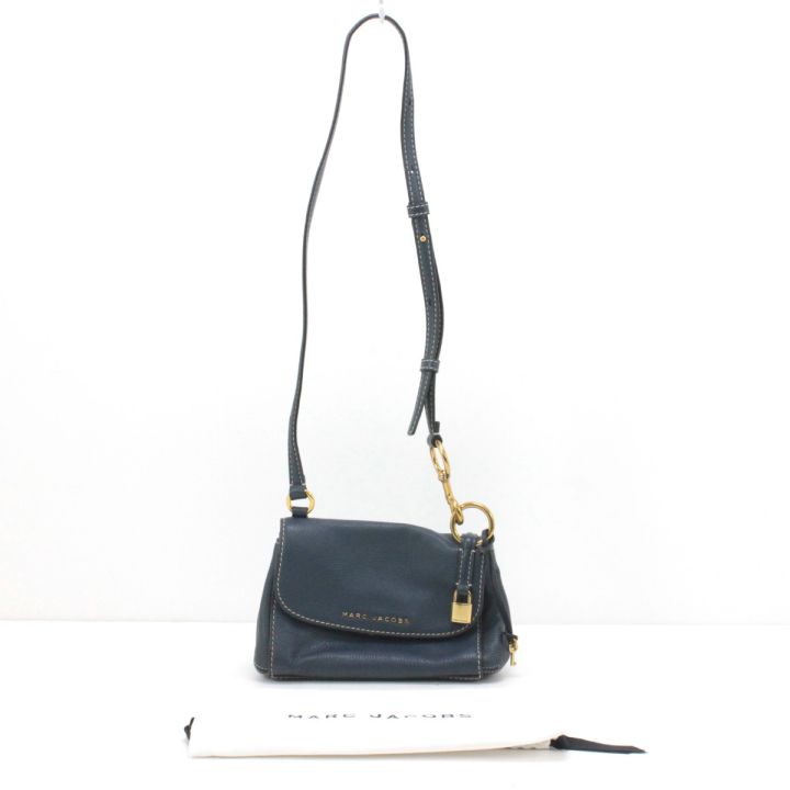 MARC JACOBS(マークジェイコブス) ショルダーバッグ - ネイビー レザー 楽天市場】ネイビー レザー（ブランドマーク ジェイコブス