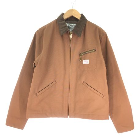 TROPHY CLOTHING トロフィークロージング メンズ ワークジャケット SIZE 40 GREASE MONKEY JKT ブラウン