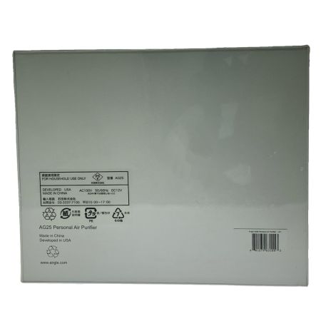  FDA Air Purifi 個人用空気清浄機 AG25