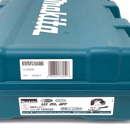  MAKITA マキタ 充電式 ジグソーJV184D ケース付 充電池／充電器なし  JV184D ブルー