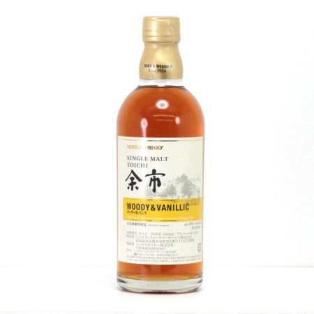 【北海道内限定発送】 NIKKA ニッカウヰスキー シングルモルト余市 ウッディ＆バニラ ウイスキー 500ml 55度 箱付 未開栓