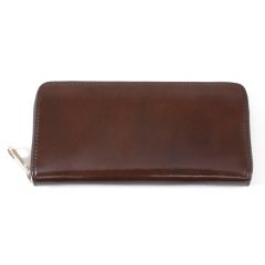  CIMABUE メンズ レザー長財布 ブラウン Cランク