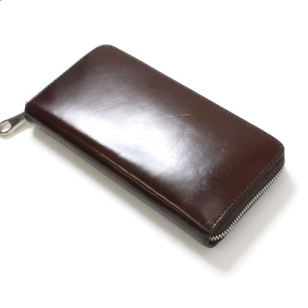  CIMABUE メンズ レザー長財布 ブラウン