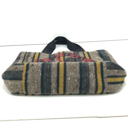  Vivienne Westwood ヴィヴィアン・ウエストウッド トートバッグ ジョーカールーレット ウール素材 ブラウン