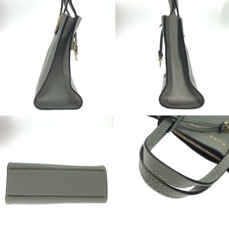  MARC JACOBS マークジェイコブス 2WAYショルダーバッグ 内部キズ有 レザー グレー