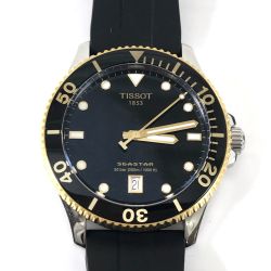 $$ TISSOT ティソ SEASTAR クォーツ腕時計 T120410A Aランク