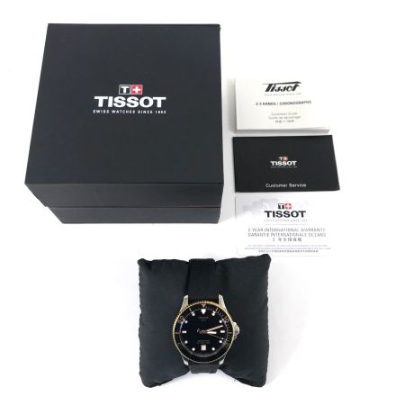  TISSOT ティソ SEASTAR クォーツ腕時計 T120410A