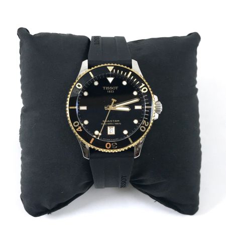  TISSOT ティソ SEASTAR クォーツ腕時計 T120410A