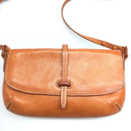  GENTEN ゲンテン レディース ショルダーバッグ レザー ブラウン