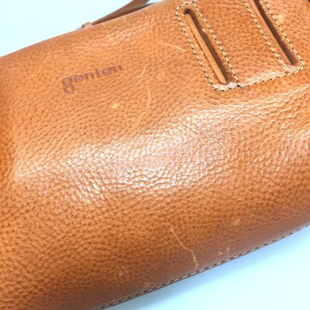  GENTEN ゲンテン レディース ショルダーバッグ レザー ブラウン