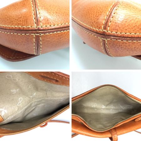  GENTEN ゲンテン レディース ショルダーバッグ レザー ブラウン