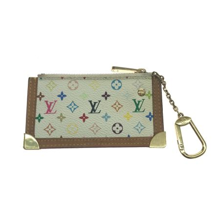 LOUIS VUITTON ルイヴィトン コインケース モノグラム・マルチカラー ポシェット-クレ 本体のみ M92655 ホワイト