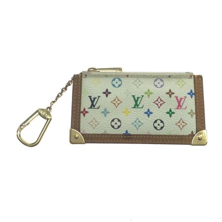  LOUIS VUITTON ルイヴィトン コインケース モノグラム・マルチカラー ポシェット-クレ 本体のみ M92655 ホワイト