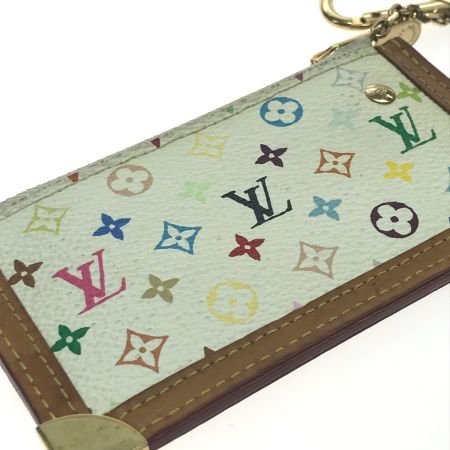  LOUIS VUITTON ルイヴィトン コインケース モノグラム・マルチカラー ポシェット-クレ 本体のみ M92655 ホワイト