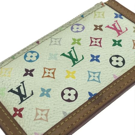  LOUIS VUITTON ルイヴィトン コインケース モノグラム・マルチカラー ポシェット-クレ 本体のみ M92655 ホワイト